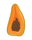 half papaya icon