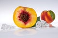 Half peach Royalty Free Stock Photo