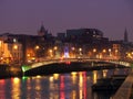 Half Penny Bridge By Night Royalty Free Stock Photo