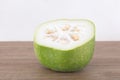 Half a piece of winter melon Royalty Free Stock Photo