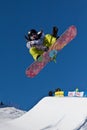 Half Pipe snowboard Royalty Free Stock Photo