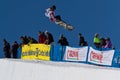 Half Pipe snowboard Royalty Free Stock Photo