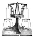 Half-precision Balance, vintage engraving