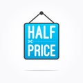 Half Price Long Shadow Label