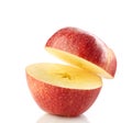 Half red apple Royalty Free Stock Photo