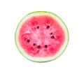 Half of red juicy watermelon Royalty Free Stock Photo
