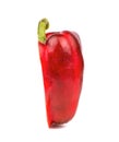 Half red pepper Royalty Free Stock Photo