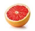 Half of ripe red grapefruit Royalty Free Stock Photo