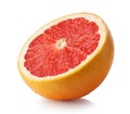 Half of ripe red grapefruit Royalty Free Stock Photo