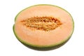 Half of Rock Melon Royalty Free Stock Photo