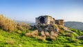 The half ruined building near the Latrun Monastery, near Jerusalem