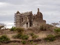 Half ruined castle of Cura Thumbs Up, North Ethiopia Royalty Free Stock Photo