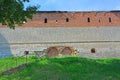 Half-ruined wall of Zaraysk Kremlin