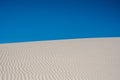 Half and half Of Sand Dune and Blue Sky