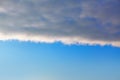 Half sky clouds Royalty Free Stock Photo