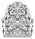 Half-sleeve tattoo design in Polynesian style Royalty Free Stock Photo