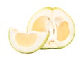 Half a slice of fruit Oroblanco Royalty Free Stock Photo