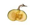 Half slice pumpkin Royalty Free Stock Photo