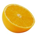 Half slide of Valencia orange or Navel orange