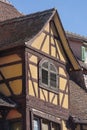 Half timbered house in Colmar, France Royalty Free Stock Photo