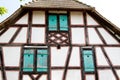 Half timbered house at the ecomusee in Alsace Royalty Free Stock Photo