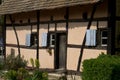 Half timbered house at the ecomusee in Alsace Royalty Free Stock Photo