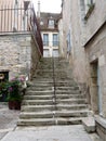 Half timbered house in france