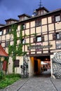 Half timbered house in Klaipeda