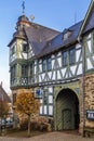 Half-timbered house in Idstein, Germany Royalty Free Stock Photo