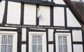Half timbered house with inscription from Sokrates - what a lot of things I dont need