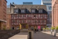 Half-timbered house on Romerberg square in Frankfurt, Germany