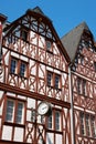 Half-timbered houses Royalty Free Stock Photo