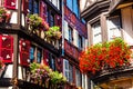 Half-timbered houses of Alsace in France Royalty Free Stock Photo