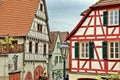 Half-timbered houses in Besigheim, Germany