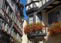 Half-timbered houses, Colmar, Alsace, France Royalty Free Stock Photo