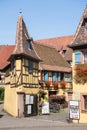 Half-timbered houses in Eguisheim, Alsace, France Royalty Free Stock Photo