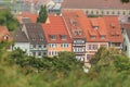 Half-timbered houses in Erfurt Royalty Free Stock Photo