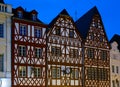 Half-timbered houses in Europe Royalty Free Stock Photo