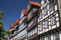 Half timbered houses in Hann MÃÂ¼nden Royalty Free Stock Photo