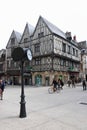 Half-timbered houses at Liberty Street Corner, Dijon, France