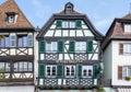 Half-timbered houses in Obernai, Alsace, France Royalty Free Stock Photo