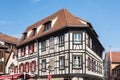 Half-timbered houses in Obernai, Alsace, France Royalty Free Stock Photo