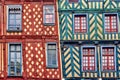 Half-timbered houses Royalty Free Stock Photo