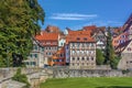 Half-timbered houses in Schwabisch Hall, Germania Royalty Free Stock Photo