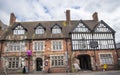 Half Timbered old Coaching Inn in the market town of Sandbach England