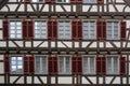 Half-timbered old house in Tubingen, Germany Royalty Free Stock Photo