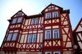 Half-timbering House in BÃÂ¼dingen, Germany Royalty Free Stock Photo