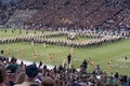 Half time entertainment provided by the Big Ten Purdue band Royalty Free Stock Photo