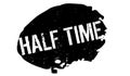 Half Time rubber stamp