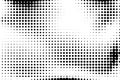 Half tone comic dotted texture. Black and white halftone background. Retro halfton dotted pop art texture for Royalty Free Stock Photo